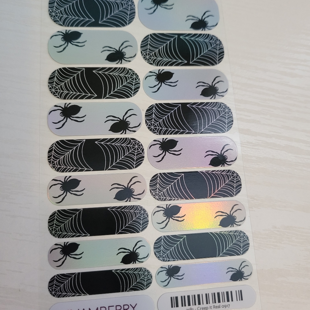 Full Sheet Jam Nail Wraps - Halloween